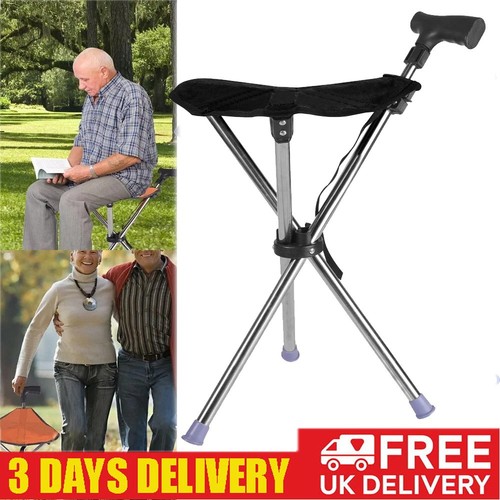 Folding walking stick - folding,