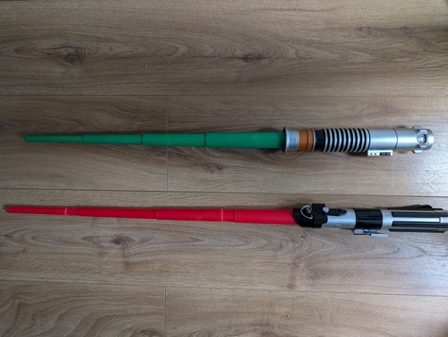 Star wars lightsabers green - star,