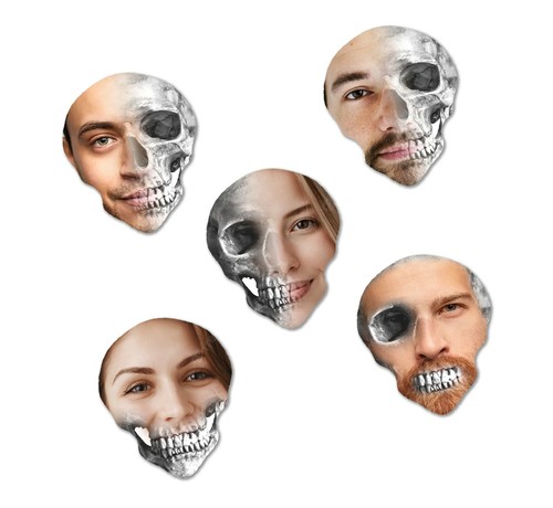 Custom printed any - custom, skull