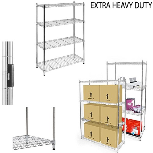 Chrome tier wire shelving - chrome,