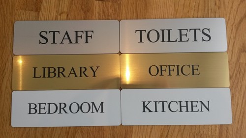 Room door sign - house, plaque