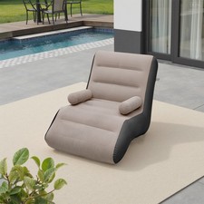 Inflatable Chair Sofa Blow up Seat Outdoor Camping Gaming Lounger with Armrest