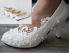 Lace white ivory crystal