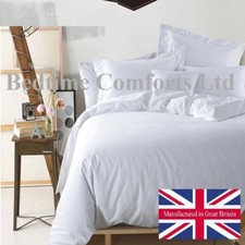 EMPEROR SIZE 7' (Hotel Quality) DUVET QUILT COVER + 2 PILLOWCASES 100% Cotton .