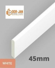 45mm White UPVC Plastic Trim