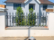 WROUGHT IRON METAL FENCING