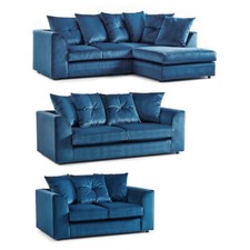 Fernando Blue L Shape Corner