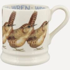 Emma Bridgewater Pottery Wren Bird 1/2 Pint Mug - New First  Quality Birds