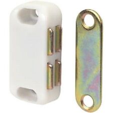 2pc Magnetic Cupboard Catch White 42mm Door Catch Medium Duty