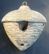 Vintage aluminum Acorn Shaped Birdhouse, For Collectibility only, RARE!