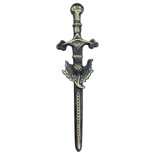 Scottish thistle kilt pin - scottish,