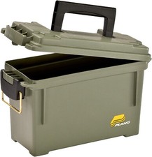 Plano AMMO BOX PLASTIC CASE  30 CAL Ammo STORAGE BOX TOOL BOX FIELD BOX Latch
