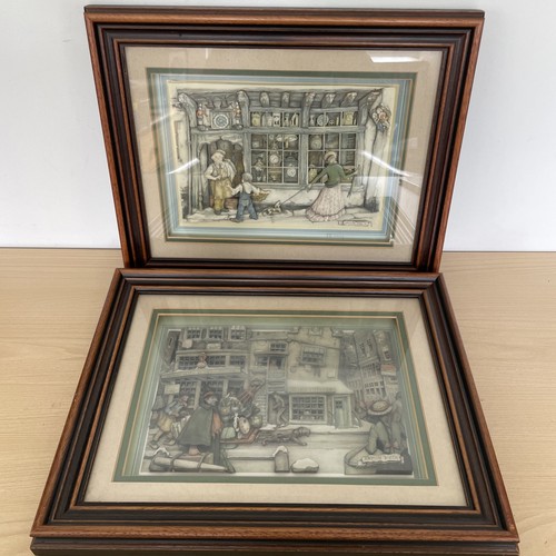 Pair vintage anton pieck - pair, of