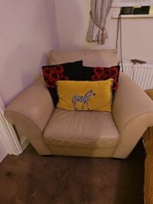 Natuzzi Leather Armchair Brown