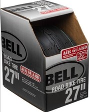 Bell BIKE TIRE 27” X 1.25” Black Bicycle Wheel Fits 1-1/4 - 1-3/8" Rubber 1pk