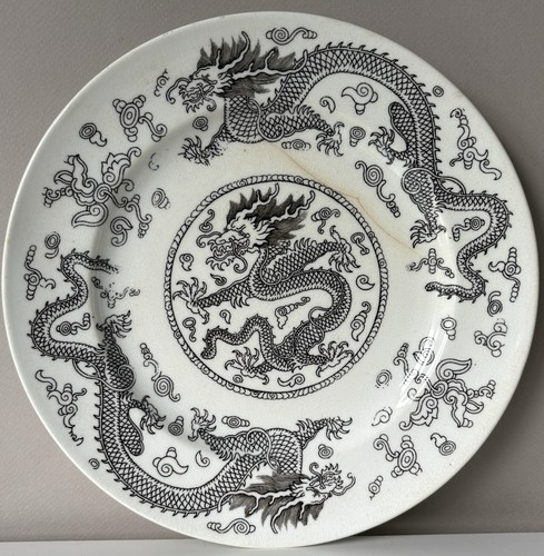 Vintage coalport dragon plate - dragon,
