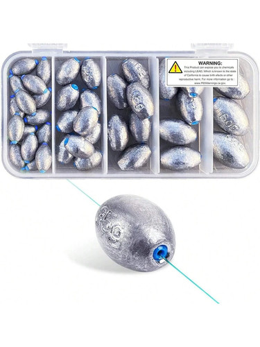 50pcs fishing lead split - fishing,
