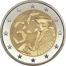 Slovakia 2 Euro Commemorative Coin 2022 - Erasmus. Uncirculated.