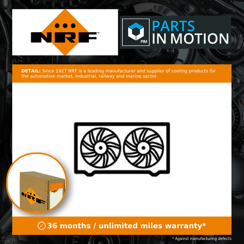 Radiator fan fits - polo, 6n2