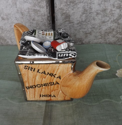 Vintage tea crate novelty - vintage,