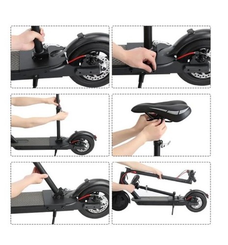 Foldable electric scooter seat - electric,