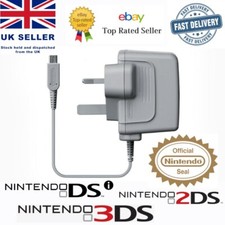 Nintendo DS DSI 3DS 2DS XL charger Official Genuine Mains Power Supply UK 