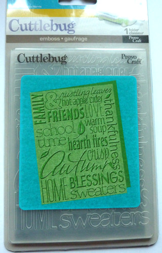 Cuttlebug autumn type - cuttlebug,