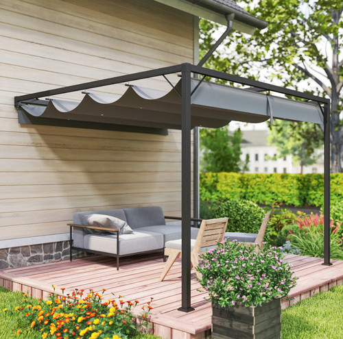 Wall mounted pergola - wall,