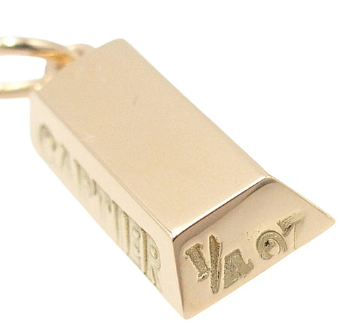 Cartier ingot pendant top - cartier, 1/4