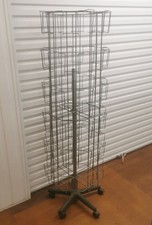 Greeting card spinners roatating stand with brakes  48  pocket stands postcard