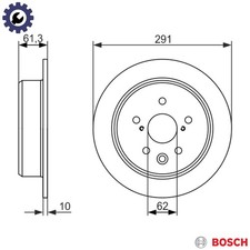 2x BRAKE DISC 0 986 479 657