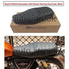 Royal Enfield Interceptor 650 "Deluxe Touring Dual Seat, Black"