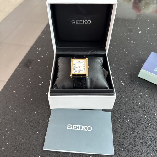 Seiko mens classic gold tone - seiko,