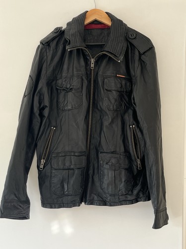 Superdry brad leather - brad, jacket