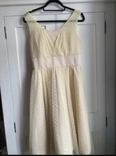Lindy Bop Vintage Lace Dress Size 10 Rockabilly Swing 50s Lined New With Tags