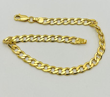 9ct Real Yellow Gold 5mm Curb