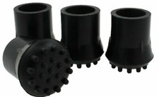 4x HEAVY DUTY BLACK RUBBER