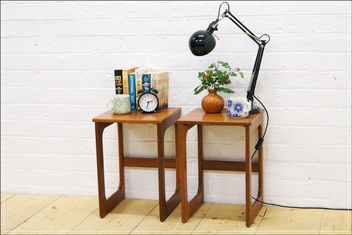 Vintage bedside table set - vintage,