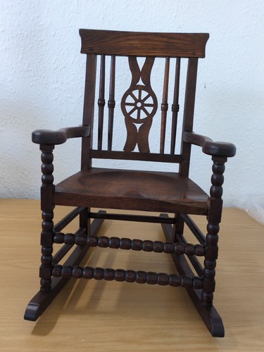 Antique childs windsor rocking - antique,