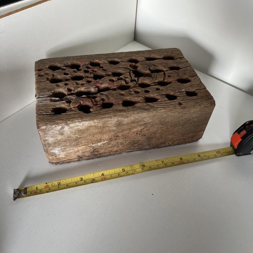 Vintage old wooden - vintage, block