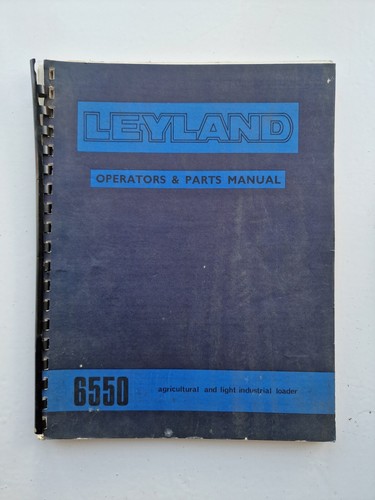 Leyland tractor 6550 loader - tractor,