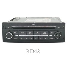 RD43 CD Player Radio with USB AUX for Peugeot 206 408 307 508 Citroen C2 C4 C5