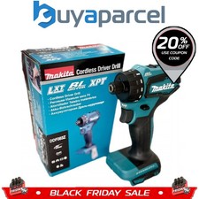 Makita DDF083Z 18v LXT 6.35mm Drill Driver Cordless Brushless 1/4" Hex - Bare