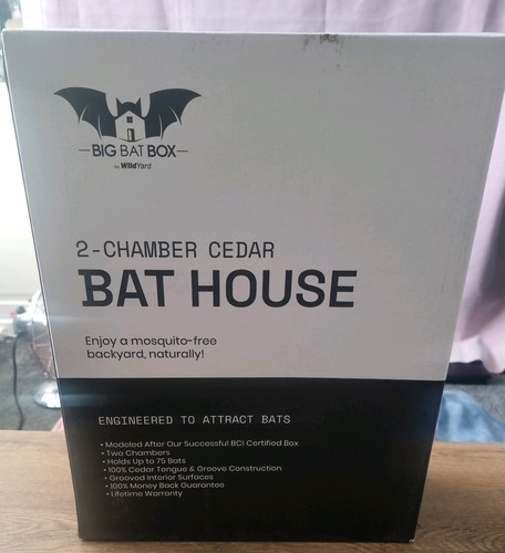 Complete bat house - bat,