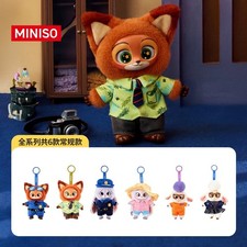 MINISO Zootopia Series doll Vinyl Plush Pendant Blind Box Figure Gift New US