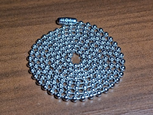 Usa silver nickel - 24", plated