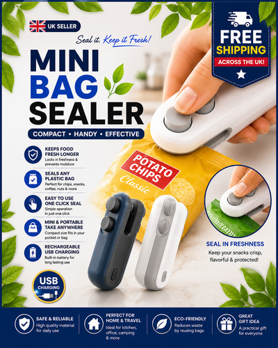 Mini bag sealer usb - 1,