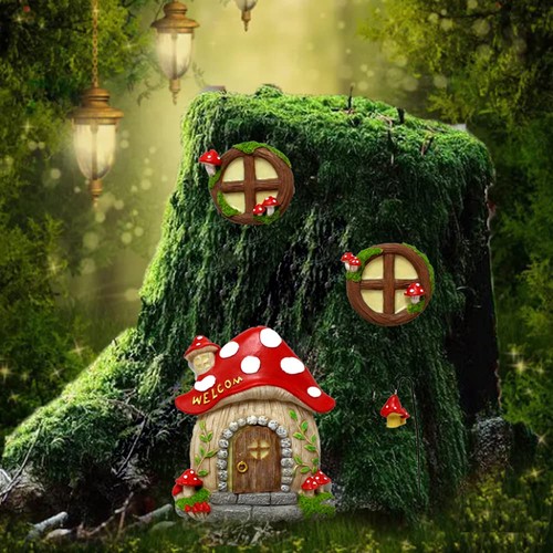 Fairy garden door - fairy, windows