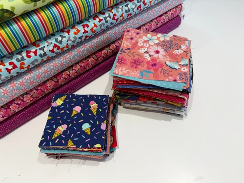 Piece quilting fabric charm - quilting,