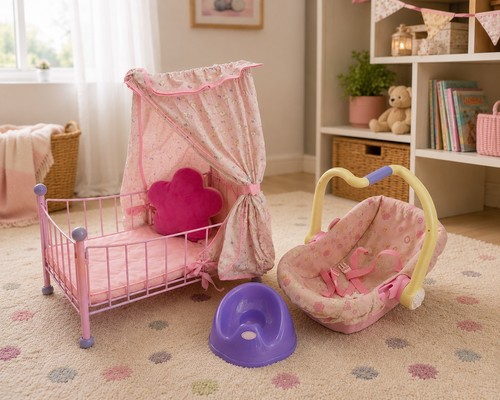 Baby annabell doll - doll, car